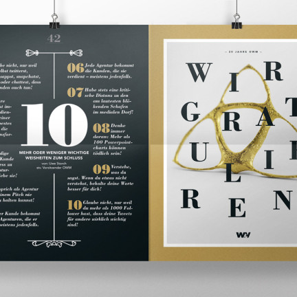 W&V 20 Jahre OWM Editorialdesign